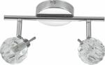 Candellux Bombola mennyezeti lámpa 2x40 W króm-kristály 92-70296