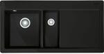 Franke Mythos kerámia mosogató 100x51 cm fekete 124.0442. 535 (1240442535)