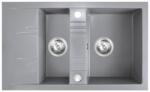 FDesign Carioca gránit mosogató 79x48 cm szürke/grafit/onix FD9-15-4879-44 (FD915487944)