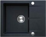 BERG Hobart gránit mosogató 59x50 cm szürke/grafit/onix BRQ1411A (BRQ1411A)
