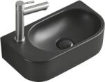 Mexen Viera chiuvetă de blat stânga 40 x 21 cm, negru mat - 21274085L (21274085L)
