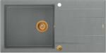 Quadron Evan graniteq mosogató 100x50 cm szürke/grafit/onix HCQE10050U5_PVDC1_P2O