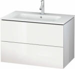 Duravit Készlet szekrény Duravit L-Cube LC624102222, mosdótál Duravit ME by Starck 2336830000