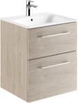 Geberit Selnova Square mosdó szekrénnyel 55 cm dió 501.235. 00.1