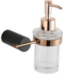 Mexen Aron distribuitor de săpun, negru/aur roz - 70881388-67 (70881388-67)