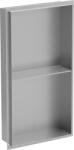 Mexen X-Wall-NR raft încorporat fără ramă cu poliță 60 x 30 cm, inox - 1911603010S (1911603010S)