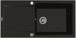 Oltens Gravan gránit mosogató 100x50 cm fekete 72101300 (72101300)