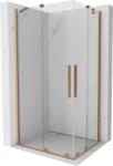 Mexen Velar Cabină de duș glisantă Duo 90 x 80 cm, transparentă, cupru periat - 871-090-080-02-65 (871-090-080-02-65)