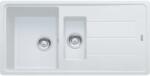 Franke Basis gránit mosogató 97x50 cm fehér 114.0676. 276 (1140676276)