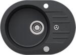 Alveus Foxtrot gránit mosogató 58x42 cm fekete 9654291 (9654291P)