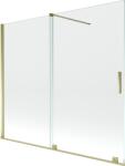Mexen Velar paravan cadă cu 2 panouri glisante 180 x 150 cm, transparent, auriu - 896-180-000-01-50 (896-180-000-01-50)