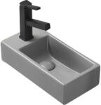 Mexen Inez lavoar pe blat dreapta 40 x 20 cm, gri deschis mat - 21484061R (21484061R)