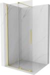 Mexen Velar perete de duș glisant Walk-in 75 x 200 cm, transparent 8 mm, auriu periat - 871-075-000-03-55 (871-075-000-03-55)