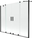 Mexen Velar Duo panou de cadă cu două aripi glisante 170 x 150 cm, transparent, negru - 896-170-000-02-70 (896-170-000-02-70)