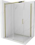 Mexen Omega cabină de duș extensibilă 140 x 90 cm, transparent, Aurie - 825-140-090-50-00 (825-140-090-50-00)