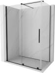 Mexen Velar cabină de duș extensibilă 160 x 70 cm, transparent, neagră - 871-160-070-01-70 (871-160-070-01-70)