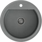 Quadron Johnny graniteq mosogató 51x51 cm szürke/grafit/onix HCQC5151SZK (HCQC5151SZK)