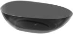 Lavita Queen fal mellé szerelhető fűrdőkád 170x85 cm ovális fekete 5900378341093 (5900378341093)