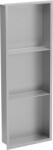 Mexen X-Wall-R raft încastrat cu flanșă și raft 90 x 30 cm, inox - 1910903010S (1910903010S)