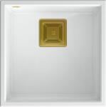 Quadron David graniteq mosogató 42x42 cm fehér HQD4242U1-G1