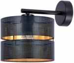 Kaja Zimbo oldalfali lámpa 1x40 W fekete-arany K-5224