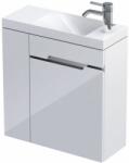 Oristo Silver Uni mosdó szekrénnyel 55 cm fehér OR33-ZD2D-55-1-L