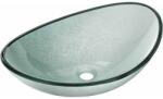 Mexen Sonia lavoar de sticlă montat pe blat 54 x 37 cm, argintiu - 24145411 (24145411)