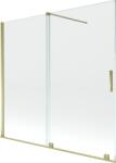 Mexen Velar paravan de cadă cu 2 aripi glisante 170 x 150 cm, transparent, auriu - 896-170-000-01-50 (896-170-000-01-50)
