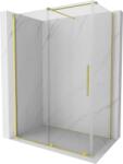 Mexen Velar cabina de duș 160 x 100 cm, transparentă, aurie periată - 871-160-100-01-55 (871-160-100-01-55)