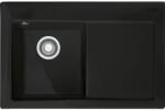 Franke Mythos kerámia mosogató 78x51 cm fekete 124.0540. 982 (1240540982)