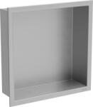 Mexen X-Wall-R etajeră de perete cu flanșă 30 x 30 cm, inox - 1910303010 (1910303010)
