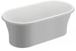 Polimat Amona New térben álló kád 150x75 cm ovális fehér 00055 (00055)