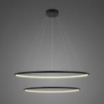 Altavola Design Ledowe Okręgi függőlámpa 2x53 W fekete LA074/P_80_in_3k_black_dimm