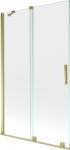 Mexen Velar paravan de duș, culisant cu 2 uși, 110 x 150 cm, transparent, auriu - 896-110-000-01-50 (896-110-000-01-50)