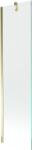 Mexen Next paravan de baie cu un singur panou 50 x 150 cm, transparent, auriu - 895-050-000-00-00-50 (895-050-000-00-00-50)