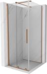 Mexen Velar cabina de duș glisantă 120 x 120 cm, transparentă, cupru periat - 871-120-120-01-65 (871-120-120-01-65)