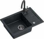 Quadron Go Smart mosogató csapteleppel fekete/fekete TQ6244GSCZ (TQ6244GSCZ)