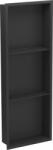 Mexen X-Wall-R raf pe nișă cu flanșă și raft 90 x 30 cm, negru - 1970903010S (1970903010S)