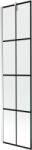 Mexen Next paravan de baie cu un singur panou 50 x 150 cm, carouri negre, crom - 895-050-000-00-77-01 (895-050-000-00-77-01)