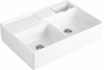Villeroy & Boch Double-Bowl kerámia mosogató 89.5x63 cm fehér 632391KG