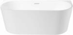 Lavita Caldera fal mellé szerelhető fűrdőkád 170x75 cm ovális fehér 5900378322320 (5900378322320)