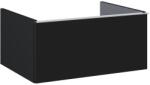 Elita Look szekrény 60x44.9x28.1 cm mosdókagyló alá akasztható fekete RE080603027160