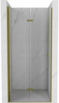 Mexen Lima uși de duș pliabile 80 cm, transparente, aurii - 856-080-000-50-00 (856-080-000-50-00)