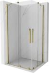 Mexen Velar Duo cabină de duș extensibilă 90 x 80 cm, transparent, aurie - 871-090-080-02-50 (871-090-080-02-50)