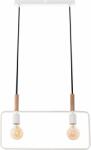 Candellux Frame függőlámpa 2x60 W fehér-fa 32-73549