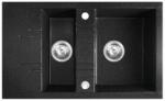 FDesign Carioca gránit mosogató 79x48 cm szürke/grafit/onix FD9-15-4879-02 (FD915487902)
