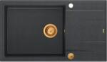 Quadron Evan graniteq mosogató 86x50 cm fekete HCQE58650U8_PVDC1_P2O