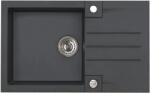 Alveus Rock gránit mosogató 78x48 cm szürke/grafit/onix 4203005 (4203005)