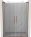 Mexen Velar Duo uși de duș culisante 160 cm, transparent, cupru periat - 871-160-000-02-65 (871-160-000-02-65)