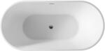 Hagser Petra térben álló kád 150x75 cm ovális fehér HGR40000012 (HGR40000012)
